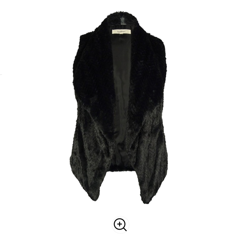 Wildflower Faux Fur Vest - Picture 2 of 10